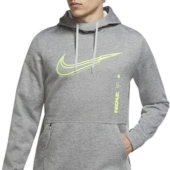 Nike Training Therma swoosh hoodie in gray - Picture 2 of 4